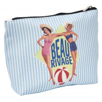 Trousse Isotherme à crèmes solaires BEAU RIVAGE Natives déco rétro vintage