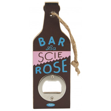 Décapsuleur de poche BAR LA SCIE ROSE Natives déco rétro vintage