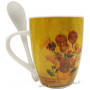 Mug avec cuillère LES TOURNESOLS Vincent Van Gogh