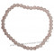 Bracelet en Quartz Rose pierre naturelle perles rondes 4 mm