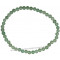 Bracelet en Aventurine verte pierre naturelle perles rondes 4 mm