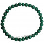 Bracelet en Malachite pierre naturelle perles rondes 6 mm