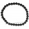 Bracelet en Obsidienne Œil Céleste naturelle perles rondes 6 mm