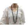 Collier Sautoir en Malachite pierre naturelle collier baroque pierres brutes