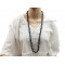 Collier Sautoir en Sodalite pierre naturelle collier baroque pierres brutes