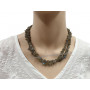 Collier Sautoir en Labradorite pierre naturelle collier baroque pierres brutes