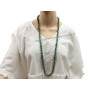 Collier Sautoir en Aventurine verte pierre naturelle collier baroque pierres brutes