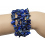 Collier Sautoir en Lapis Lazuli pierre naturelle collier baroque pierres brutes