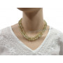 Collier Sautoir en Jade pierre naturelle collier baroque pierres brutes