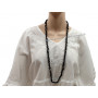 Collier Sautoir en Onyx pierre naturelle collier baroque pierres brutes