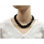 Collier Sautoir en Onyx pierre naturelle collier baroque pierres brutes