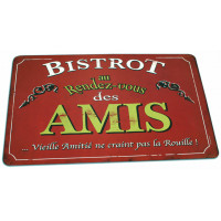 Set de table " Bistrot des amis "