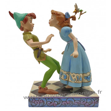 WENDY et PETER PAN Figurine Collection Disney Tradition