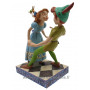 WENDY et PETER PAN Figurine Collection Disney Tradition