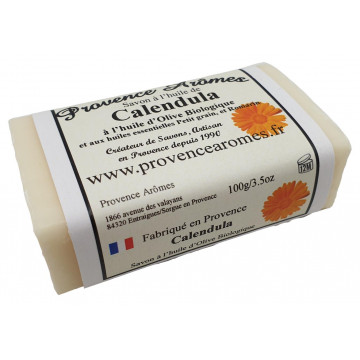 Savon au Calendula à l'huile d'olive Bio de Provence Arômes
