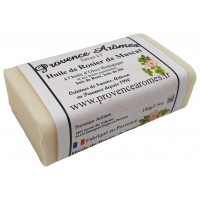 Savon Rosier de muscat, Bois de Rose, bois de Hô et huile d'olive Bio Provence Arômes