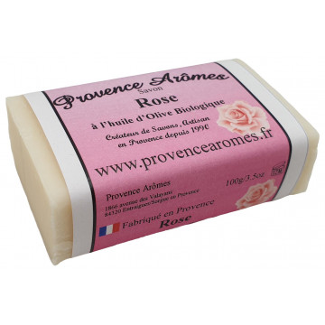 Savon ROSE de Provence Arômes Savon à l'huile d'olive Bio