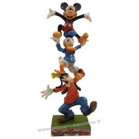 DINGO DONALD et MICKEY Figurine Collection Disney Tradition