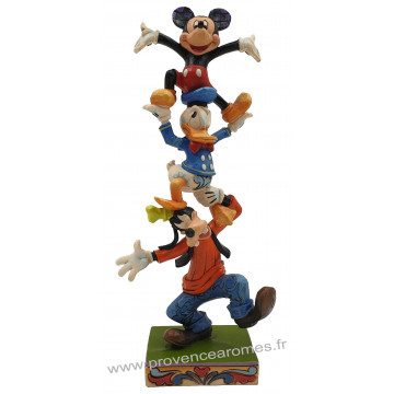 DINGO DONALD et MICKEY Figurine Collection Disney Tradition