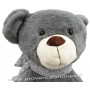 Grande Peluche Ours Gris nounours Câlin tout doux