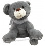 Grande Peluche Ours Gris nounours Câlin tout doux