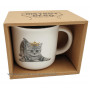 Mug blanc prince chaton avec couronne