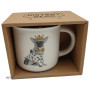 Mug blanc chiwawa avec sa couronne