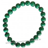 Bracelet en Malachite pierre naturelle perles rondes 8 mm