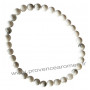 Bracelet en Howlite blanche pierre naturelle perles rondes 5-6 mm