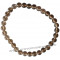Bracelet en Quartz Fumé pierre naturelle perles rondes 5-6 mm