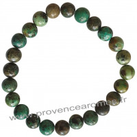 Bracelet en Turquoise pierre naturelle perles rondes 8 - 9 mm