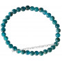 Bracelet en Apatite bleue naturelle perles rondes 5 mm