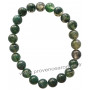 Bracelet en Agate Mousse naturelle perles rondes 8-9 mm