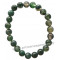 Bracelet en Agate Mousse naturelle perles rondes 8-9 mm