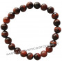 Bracelet en Œil de taureau pierre naturelle perles rondes 8-9 mm