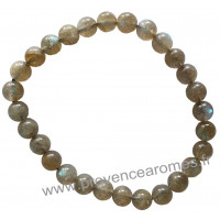 Bracelet en Labradorite naturelle perles rondes 6-7 mm