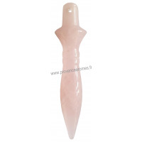 Pendule de Thot en Quartz Rose pierre naturelle