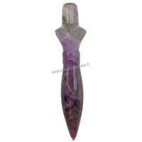 Pendule de Thot en Fluorite pierre naturelle