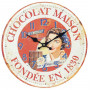 Horloge CHOCOLAT MAISON déco rétro vintage