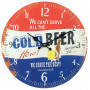 Horloge COLD BEER déco rétro vintage