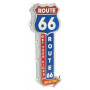 Enseigne lumineuse route 66 MOTHER ROAD 58.5 x 21 cm déco rétro vintage