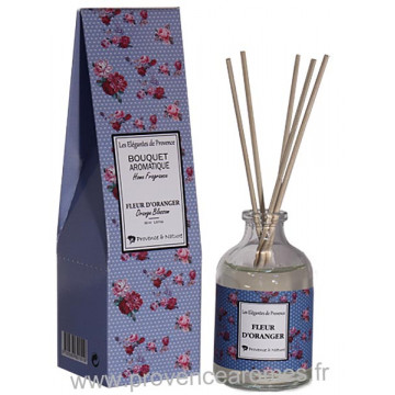 Parfum à bâtons Fleur d'oranger 50 ml Provence et Nature