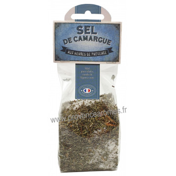 Sel de Camargue aux Herbes de Provence Recharge pour Boîte saupoudreur déco rétro Esprit Provence