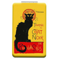 Miroir de poche TOURNÉE DU CHAT NOIR de Rodolphe Salis