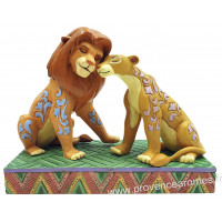 SIMBA et NALA Âmes sœurs de la savane Figurine Collection Disney Tradition