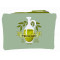 Pochette coton HUILE D'OLIVE SUPÉRIEUR DE PROVENCE fond vert