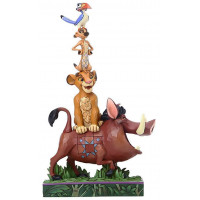 PUMBAA SIMBA TIMON et ZAZU Figurine LE ROI LION Collection Disney Tradition