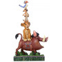 PUMBAA SIMBA TIMON et ZAZU Figurine LE ROI LION Collection Disney Tradition