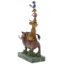 PUMBAA SIMBA TIMON et ZAZU Figurine LE ROI LION Collection Disney Tradition