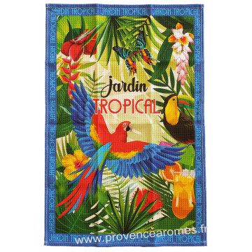 Torchon JARDIN TROPICAL